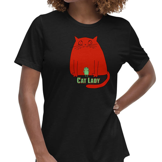 "Cat Lady" Women's Relaxed T-Shirt