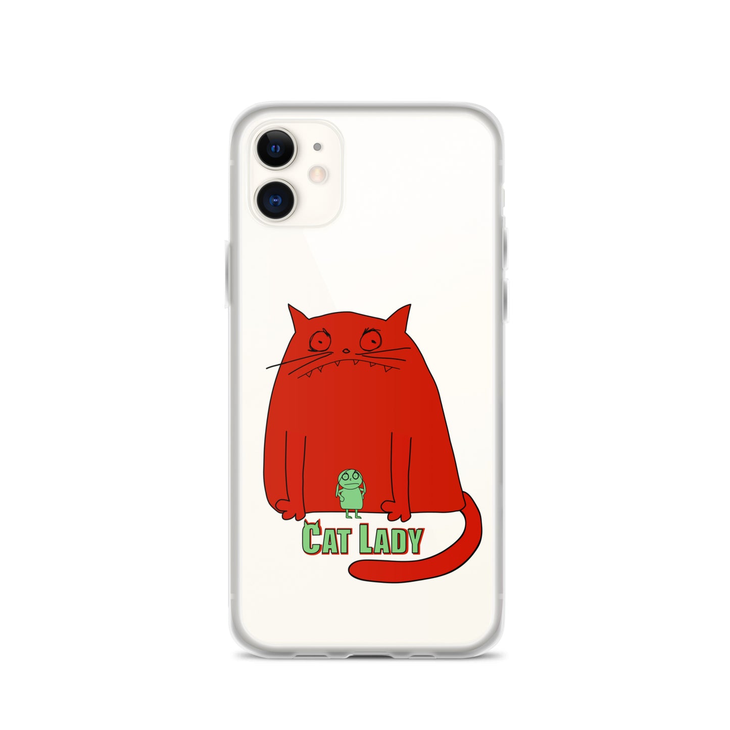 "Cat Lady" Clear iPhone® Case