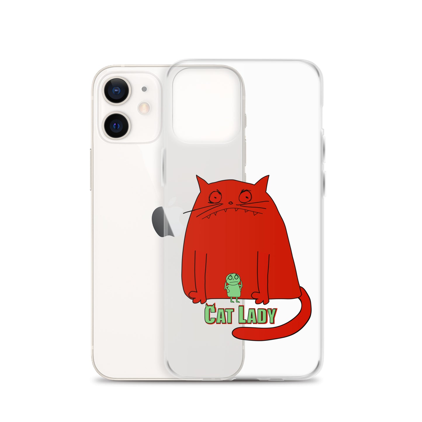 "Cat Lady" Clear iPhone® Case