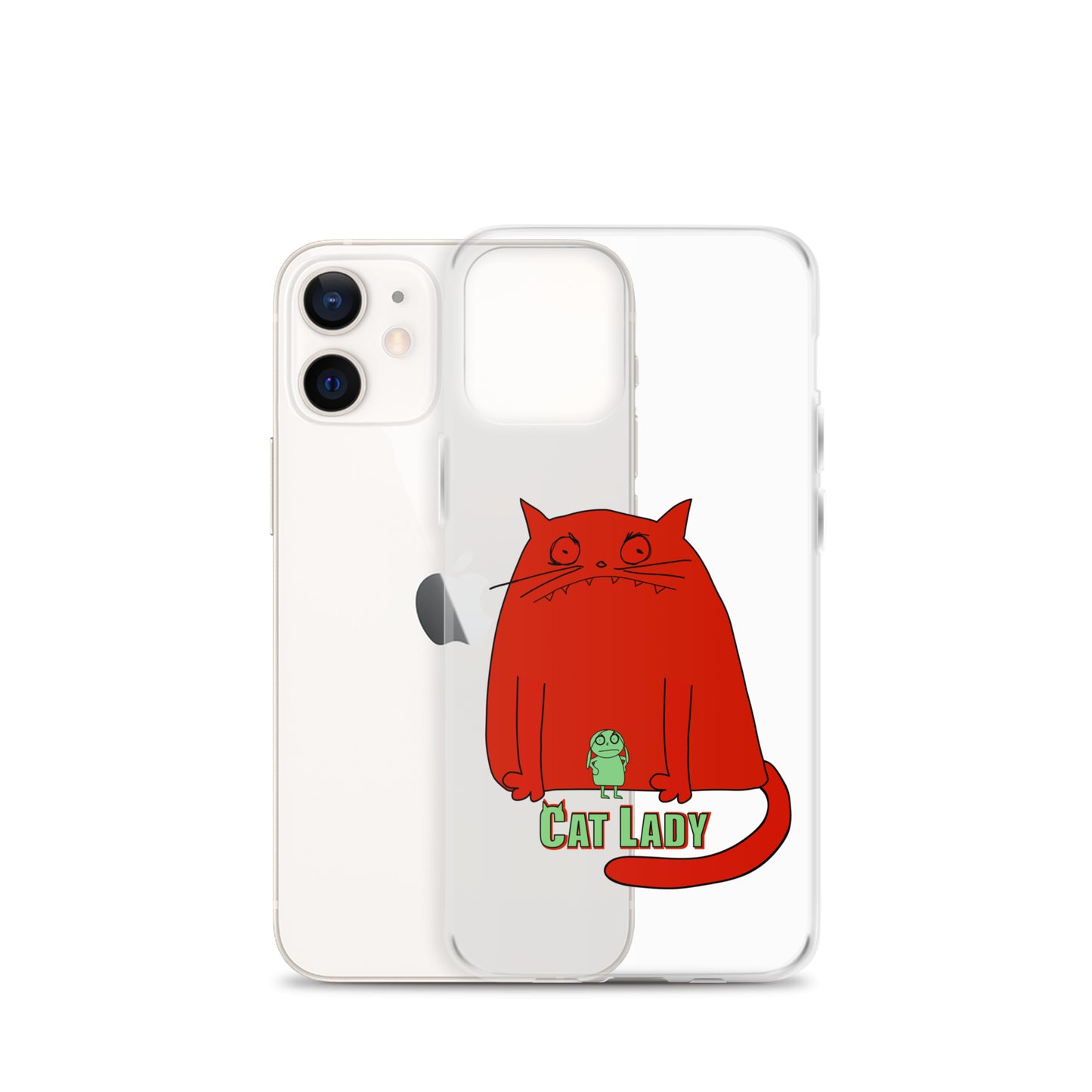 "Cat Lady" Clear iPhone® Case