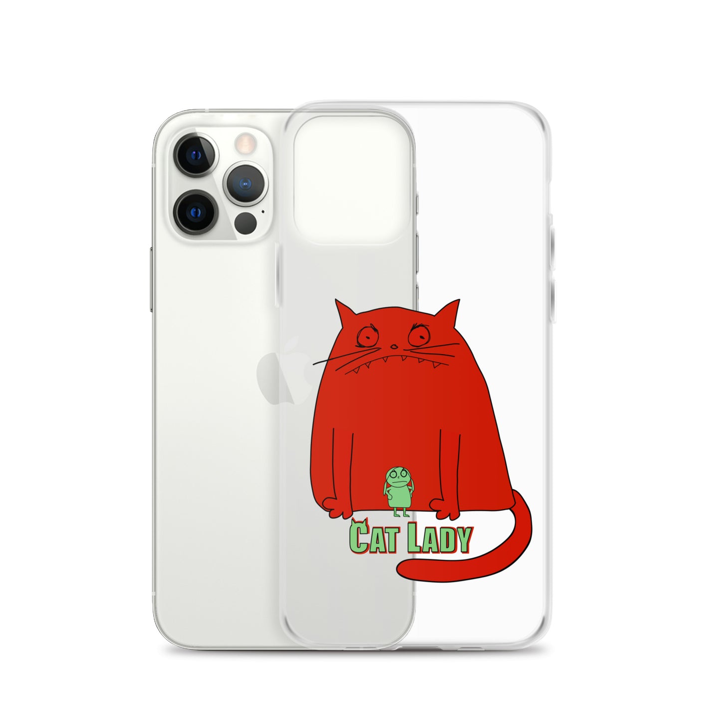 "Cat Lady" Clear iPhone® Case