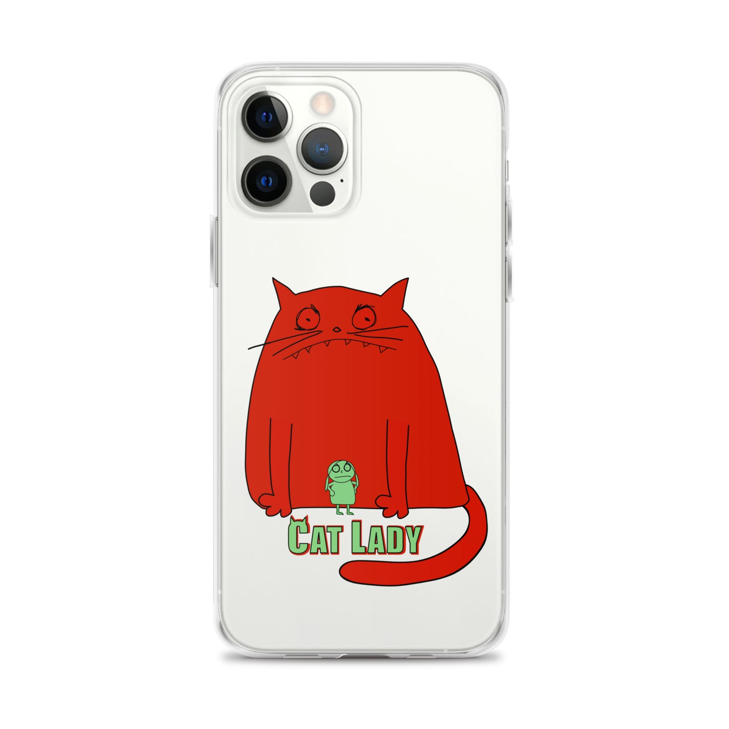 "Cat Lady" Clear iPhone® Case