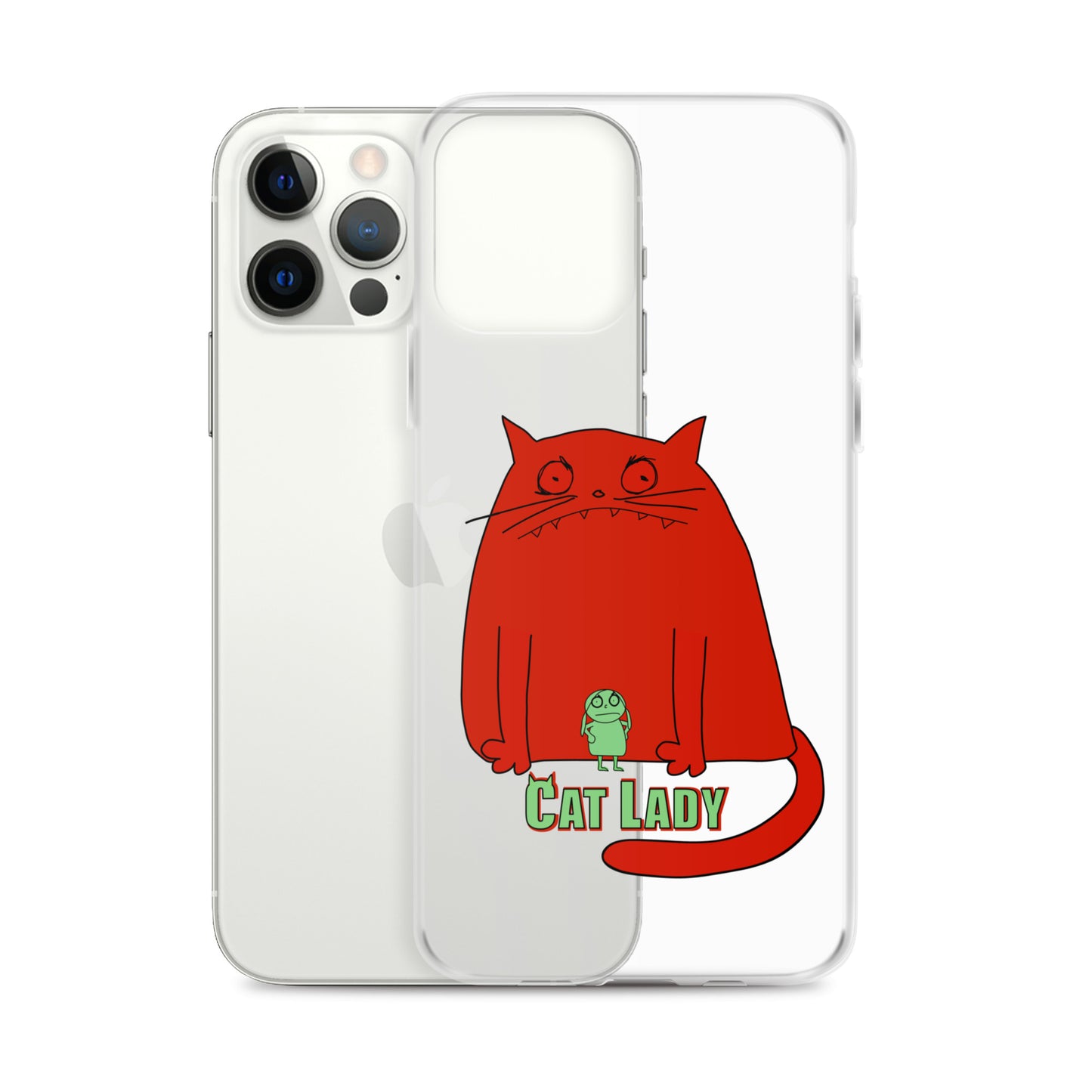 "Cat Lady" Clear iPhone® Case