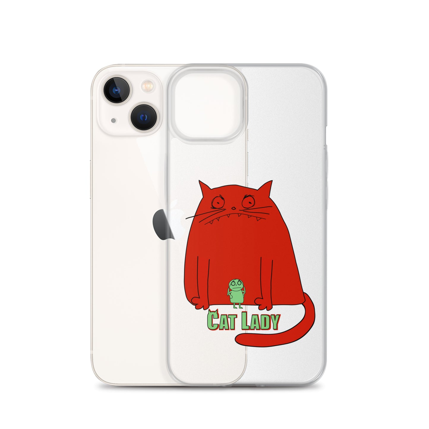 "Cat Lady" Clear iPhone® Case