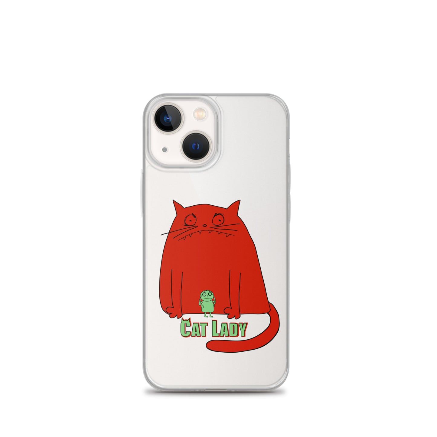 "Cat Lady" Clear iPhone® Case