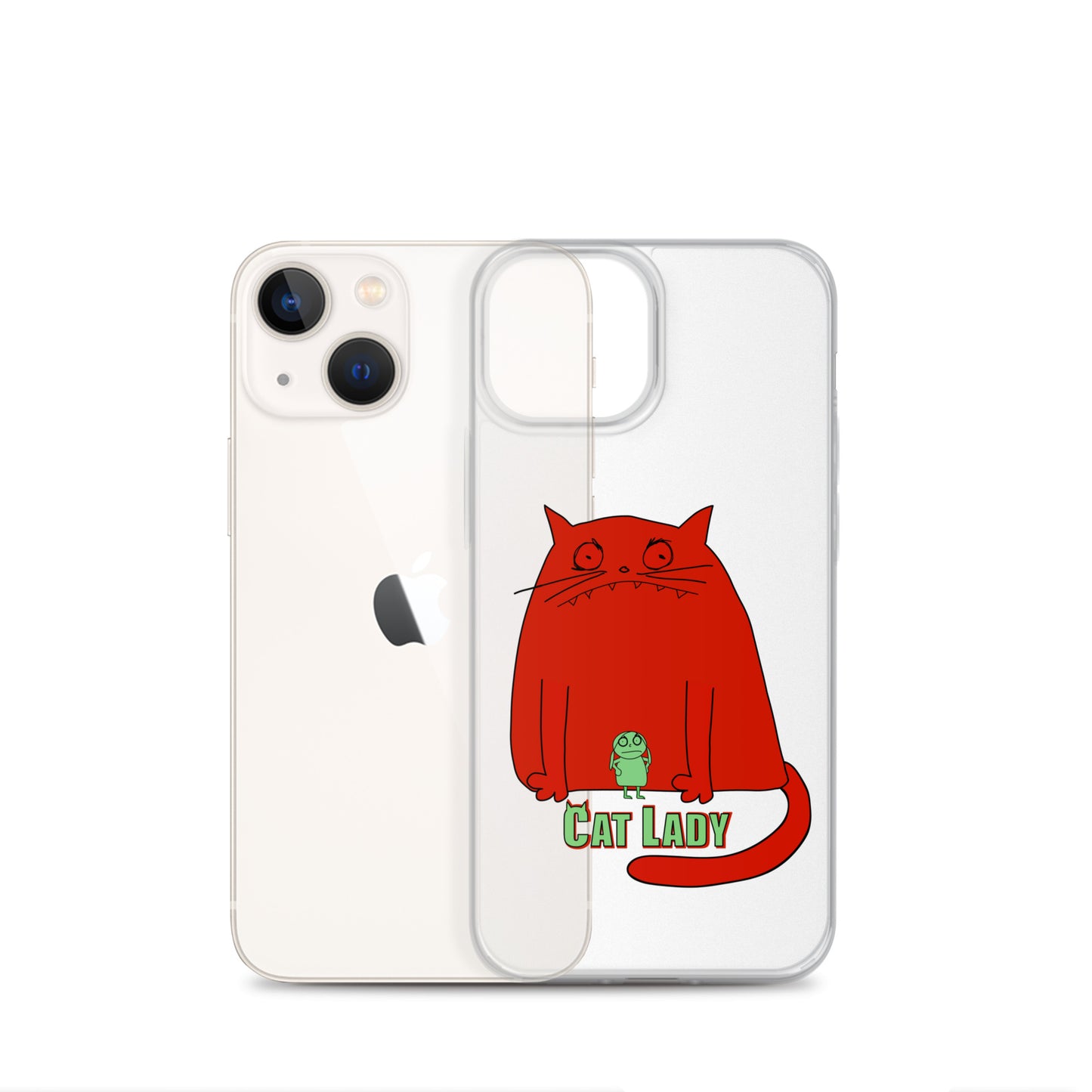 "Cat Lady" Clear iPhone® Case