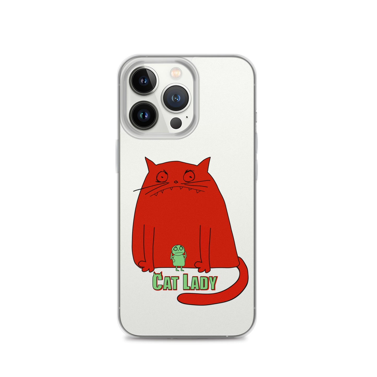 "Cat Lady" Clear iPhone® Case