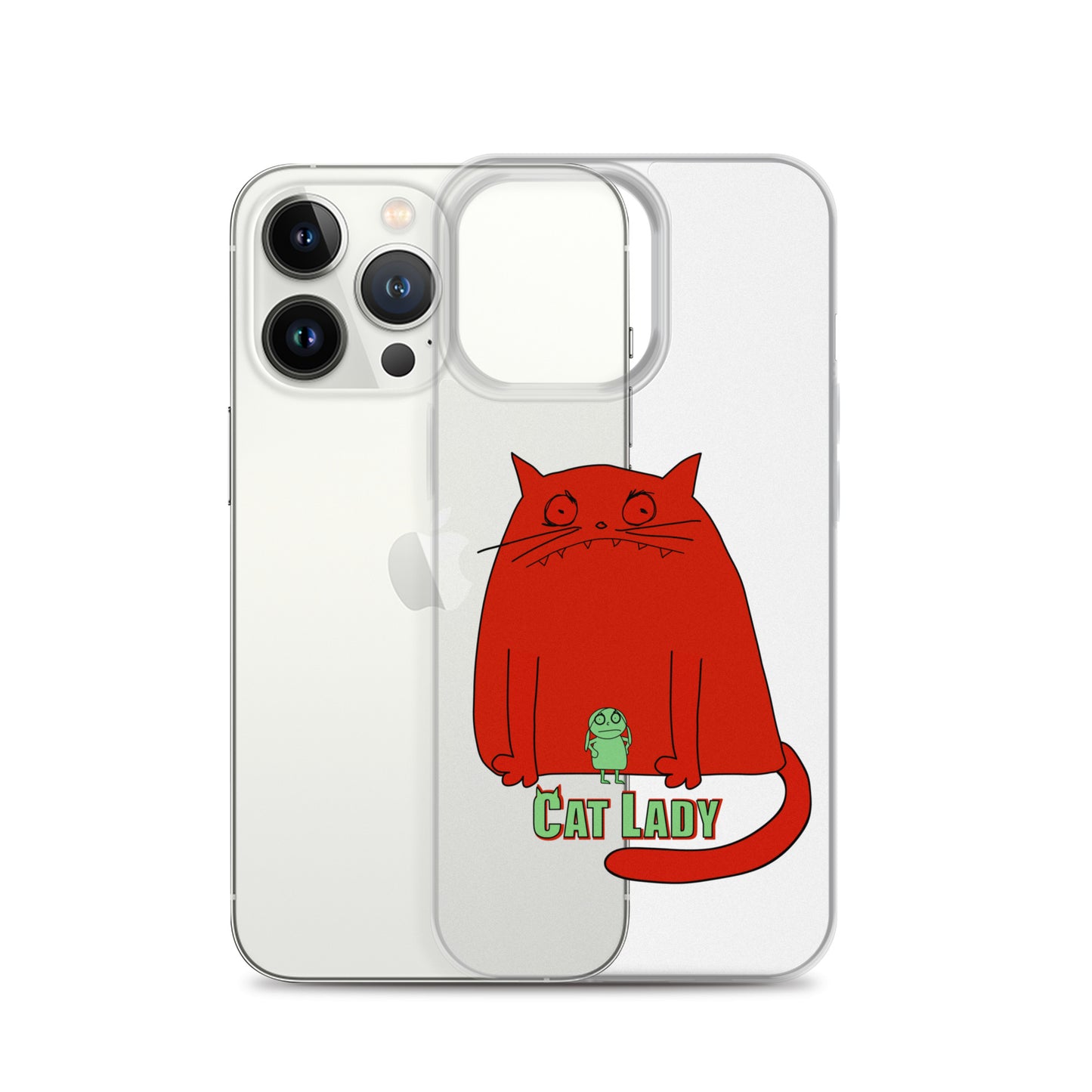 "Cat Lady" Clear iPhone® Case