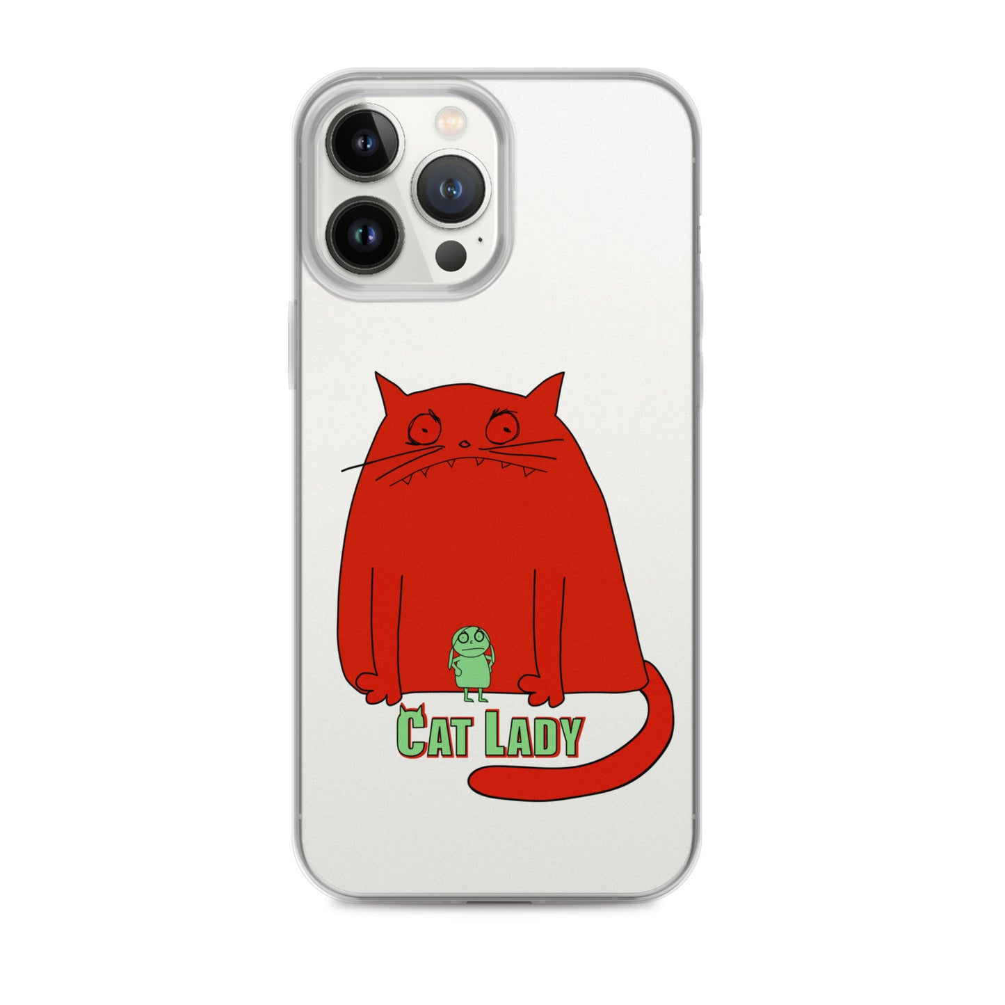 "Cat Lady" Clear iPhone® Case