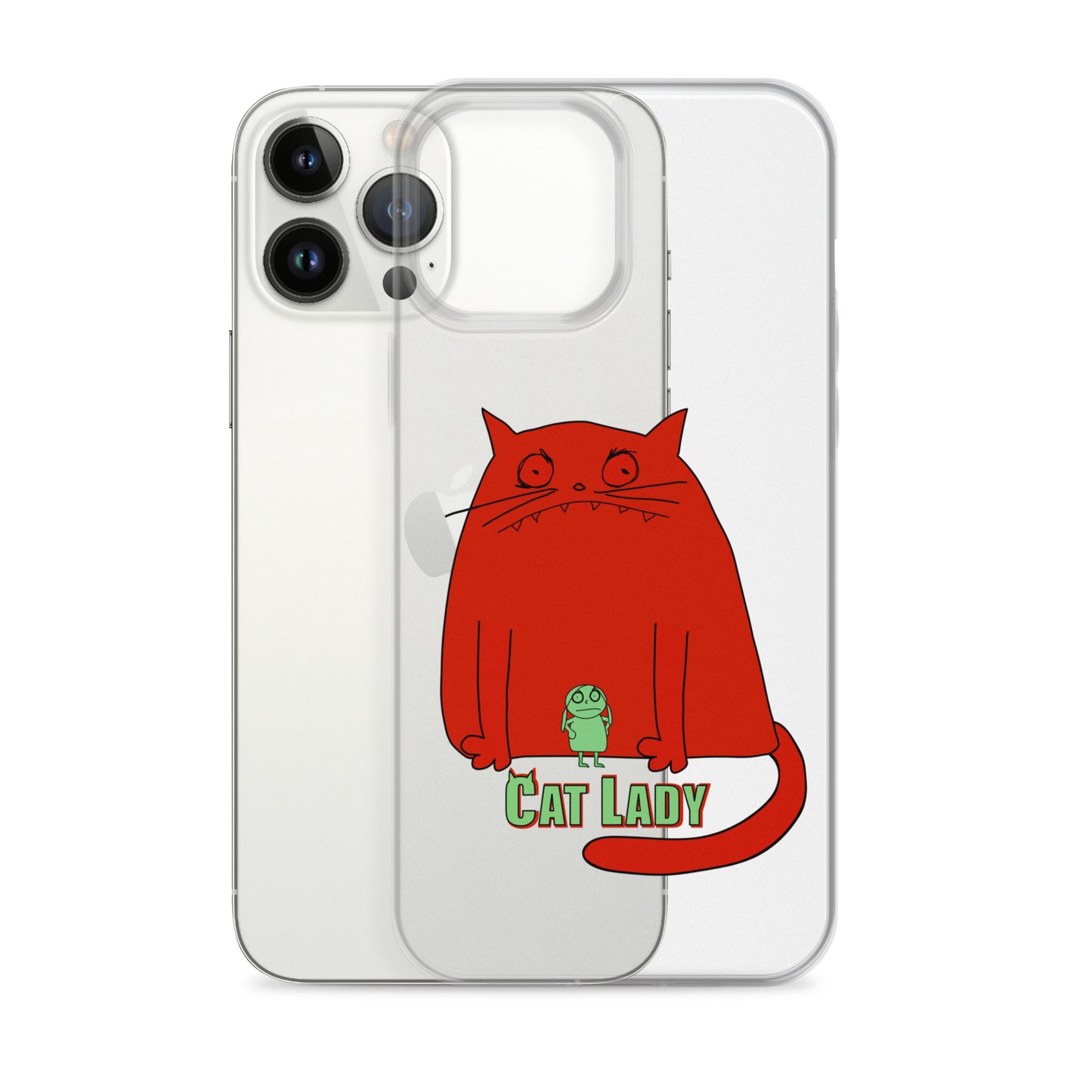 "Cat Lady" Clear iPhone® Case