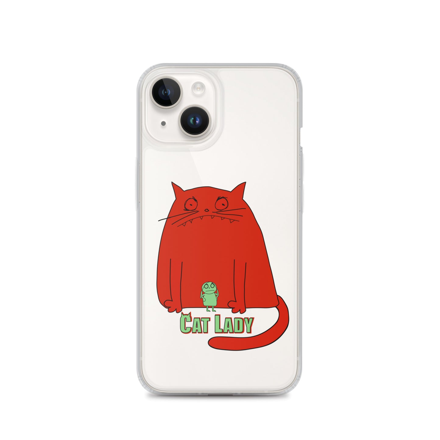 "Cat Lady" Clear iPhone® Case