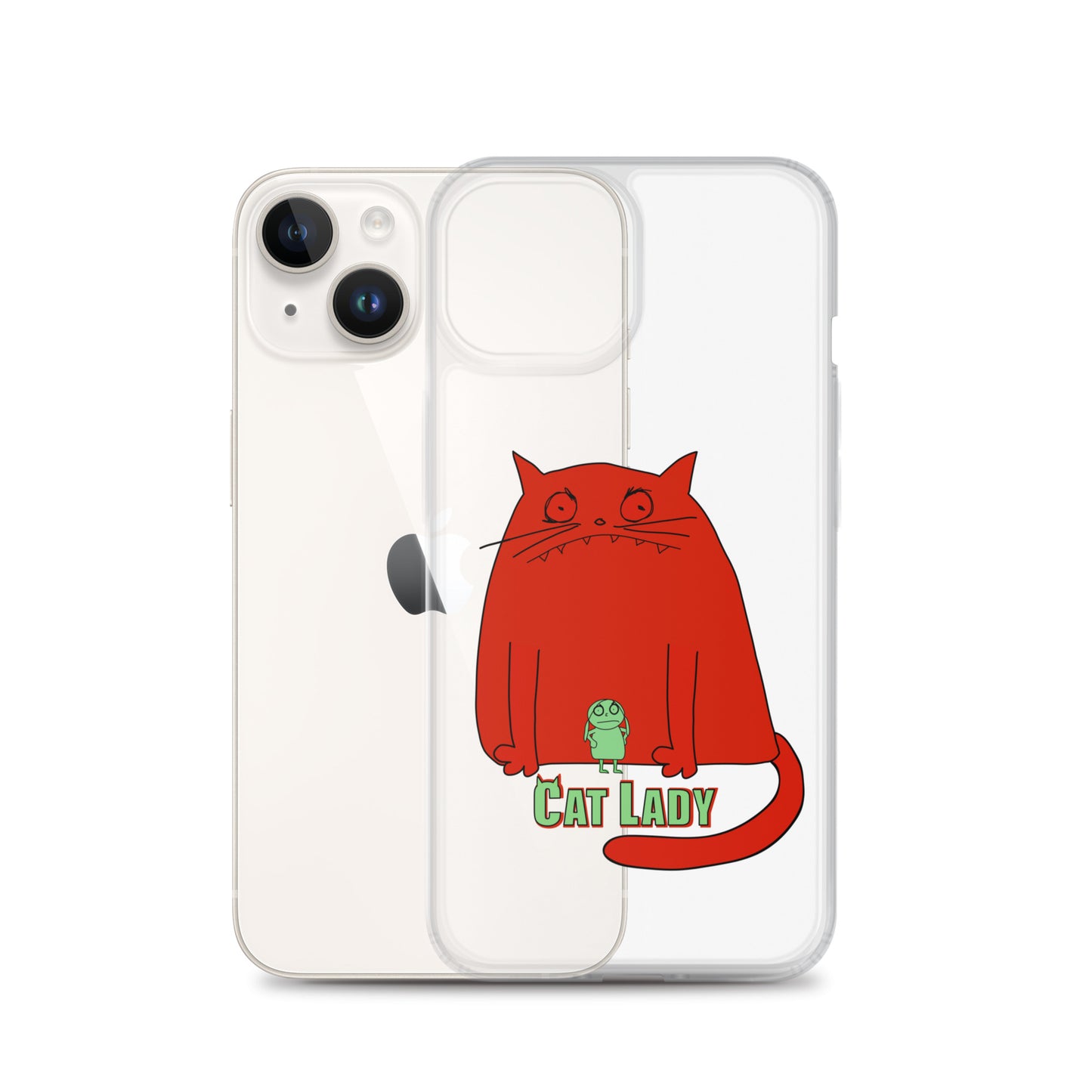 "Cat Lady" Clear iPhone® Case