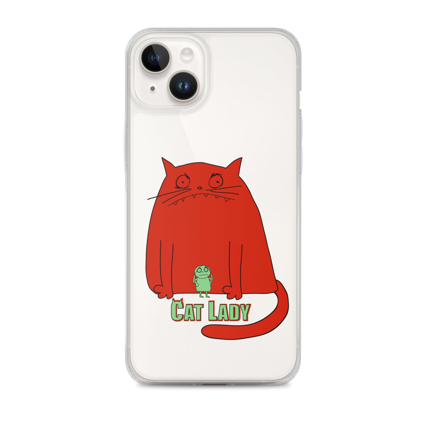 "Cat Lady" Clear iPhone® Case