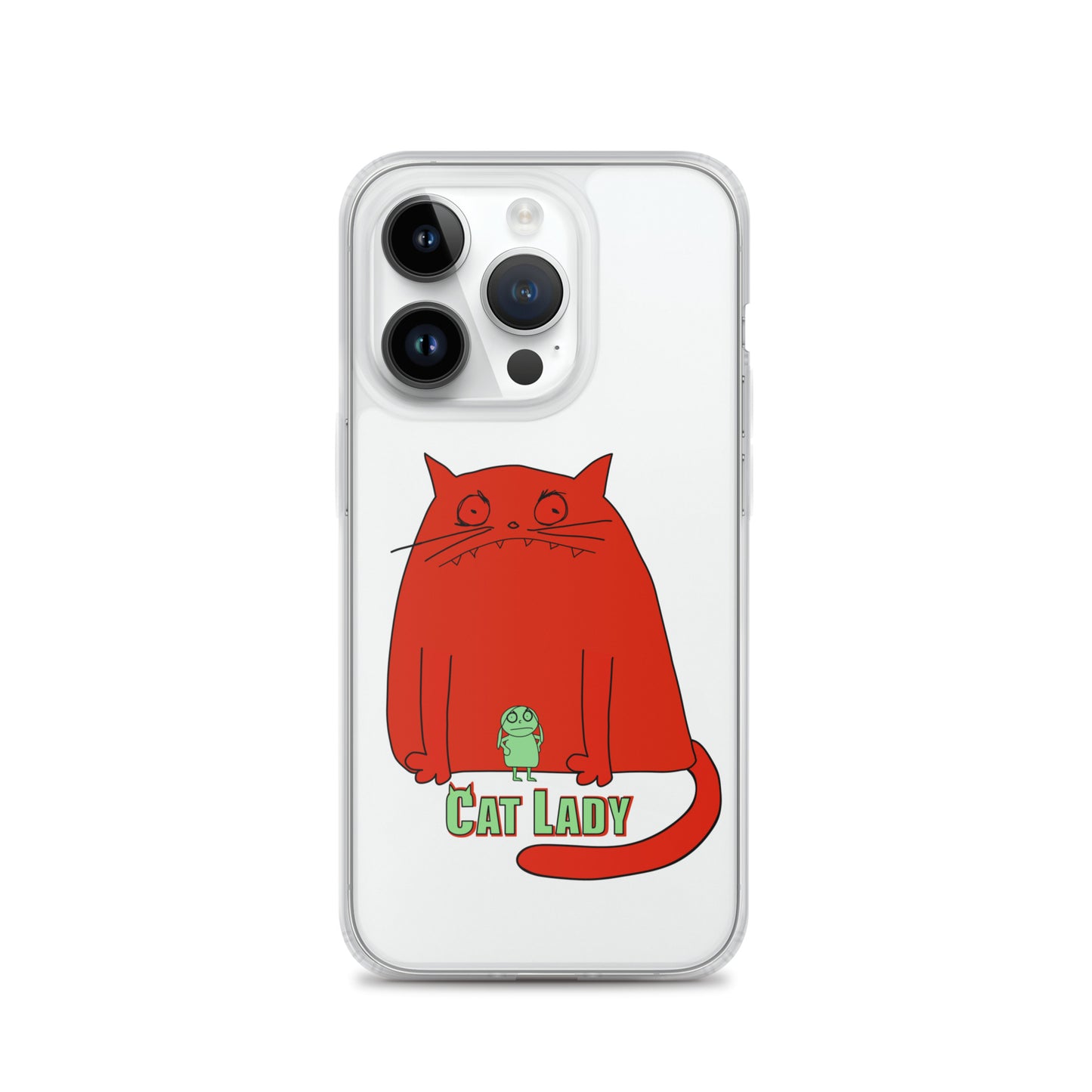 "Cat Lady" Clear iPhone® Case