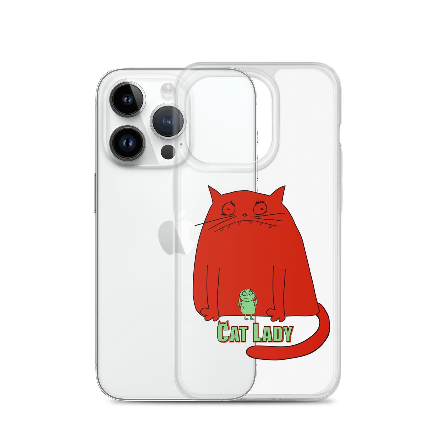 "Cat Lady" Clear iPhone® Case