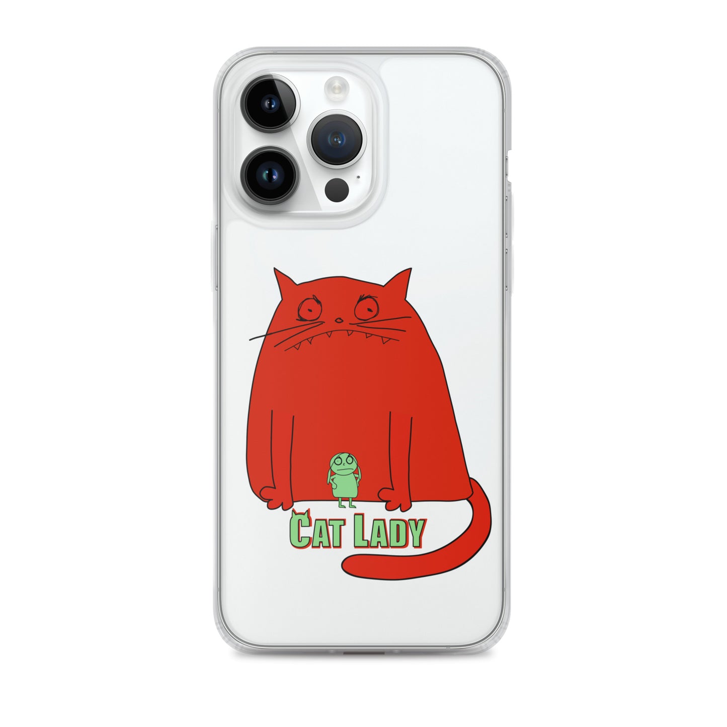 "Cat Lady" Clear iPhone® Case