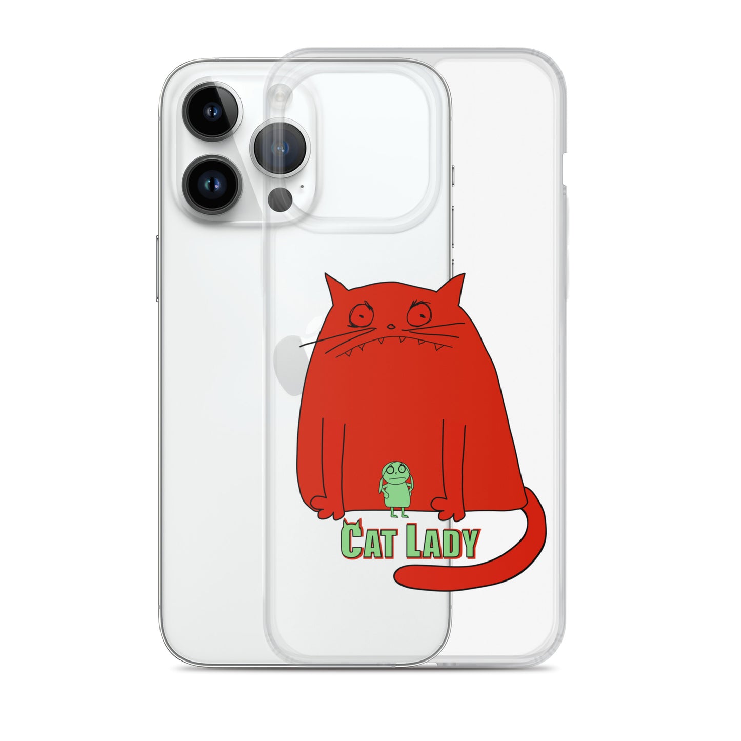 "Cat Lady" Clear iPhone® Case