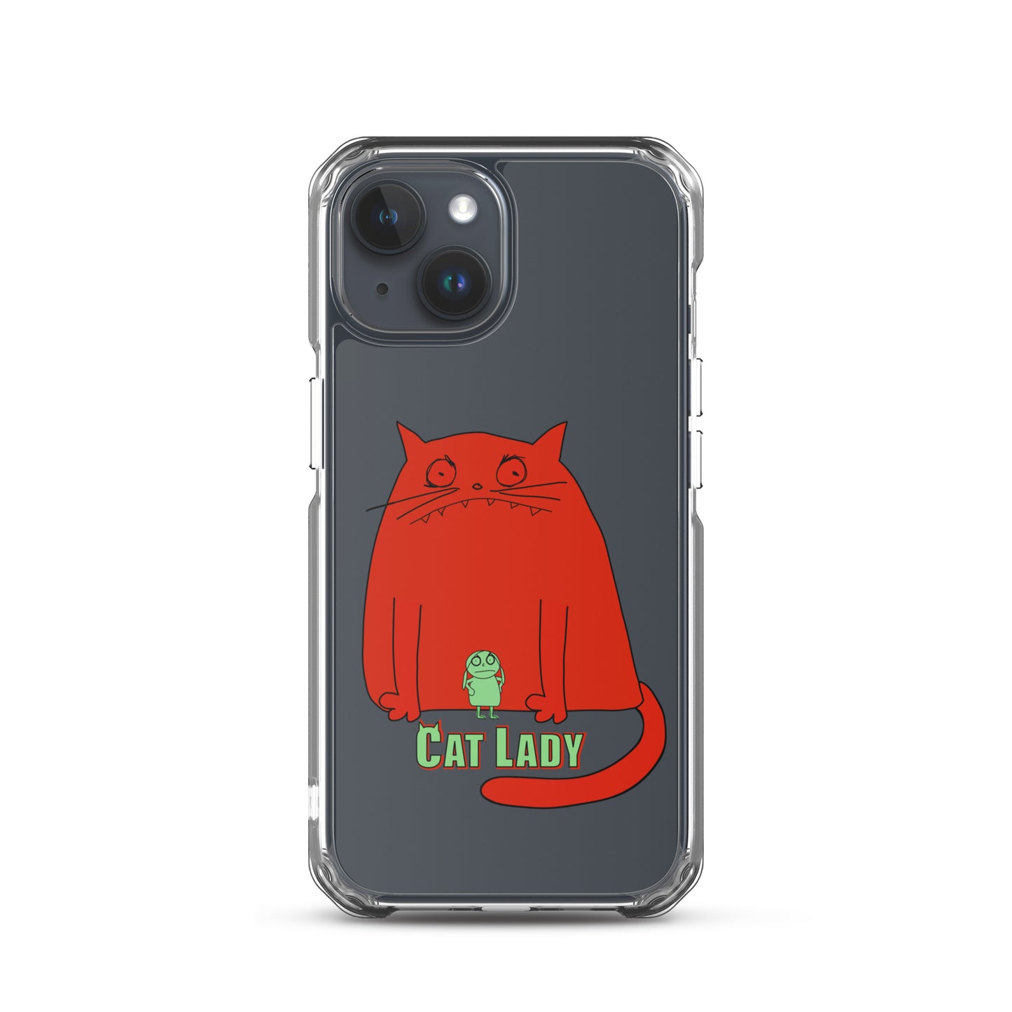 "Cat Lady" Clear iPhone® Case