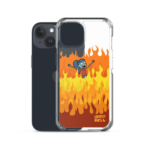 iPhone Clear Case- Hooray for Hell