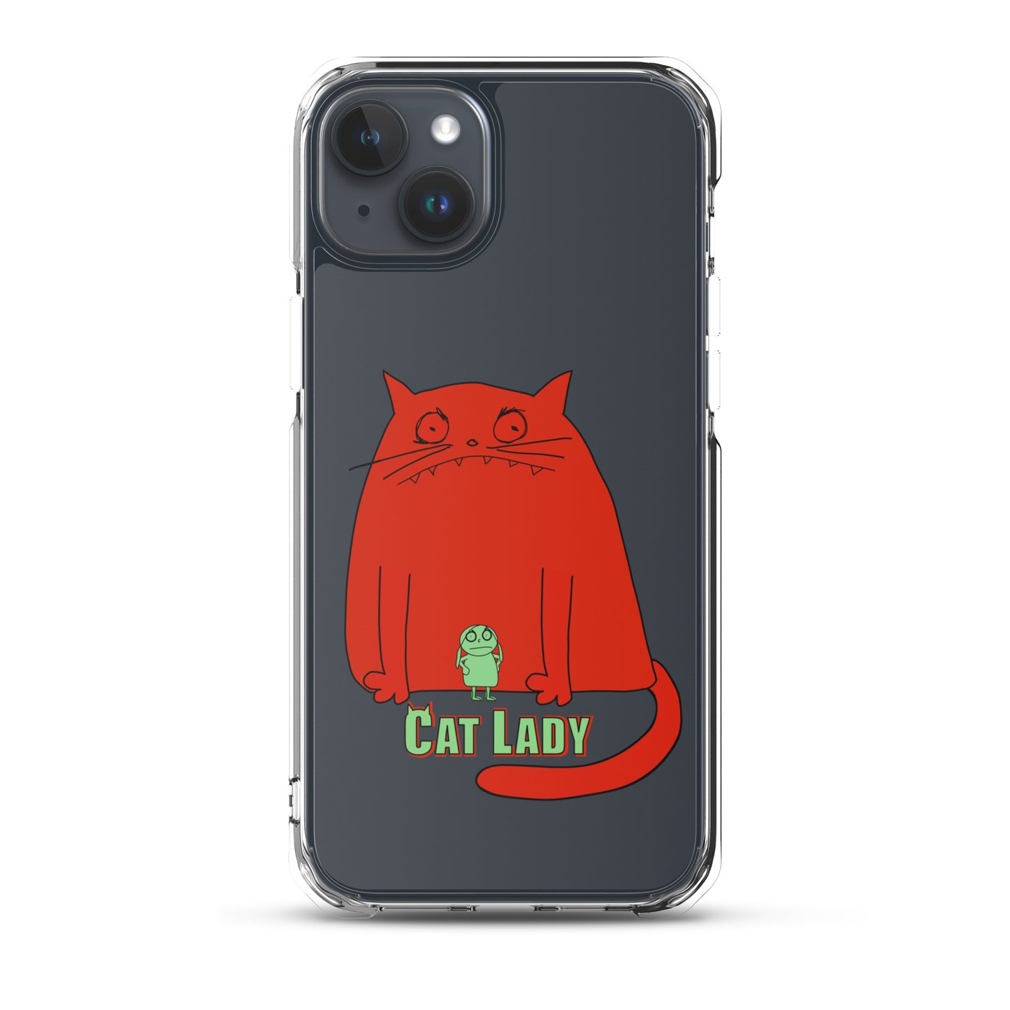 "Cat Lady" Clear iPhone® Case