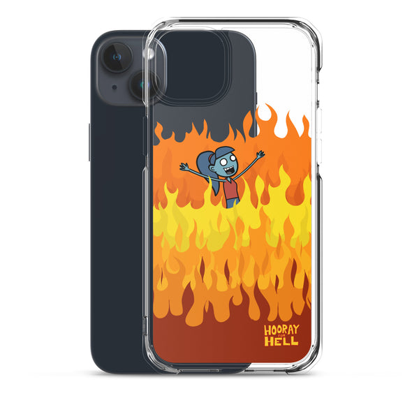 iPhone Clear Case- Hooray for Hell