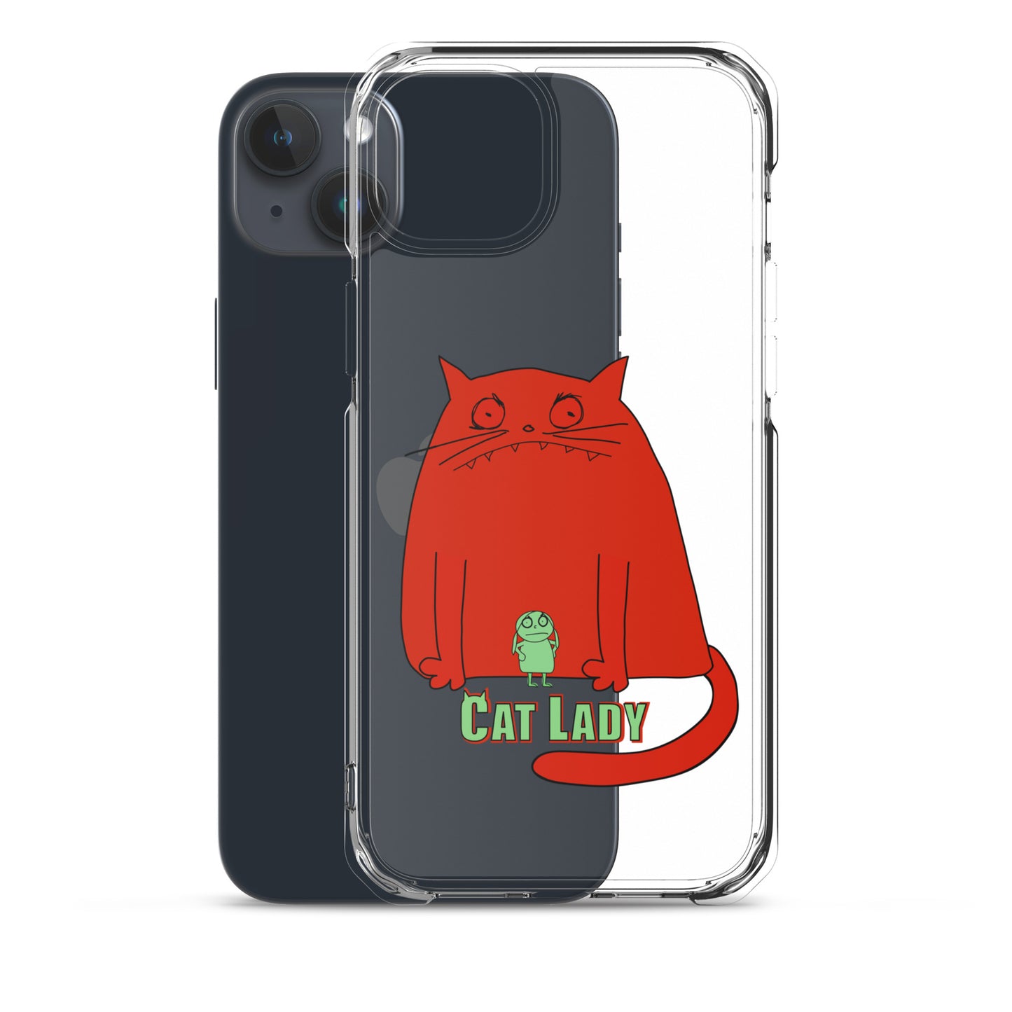 "Cat Lady" Clear iPhone® Case