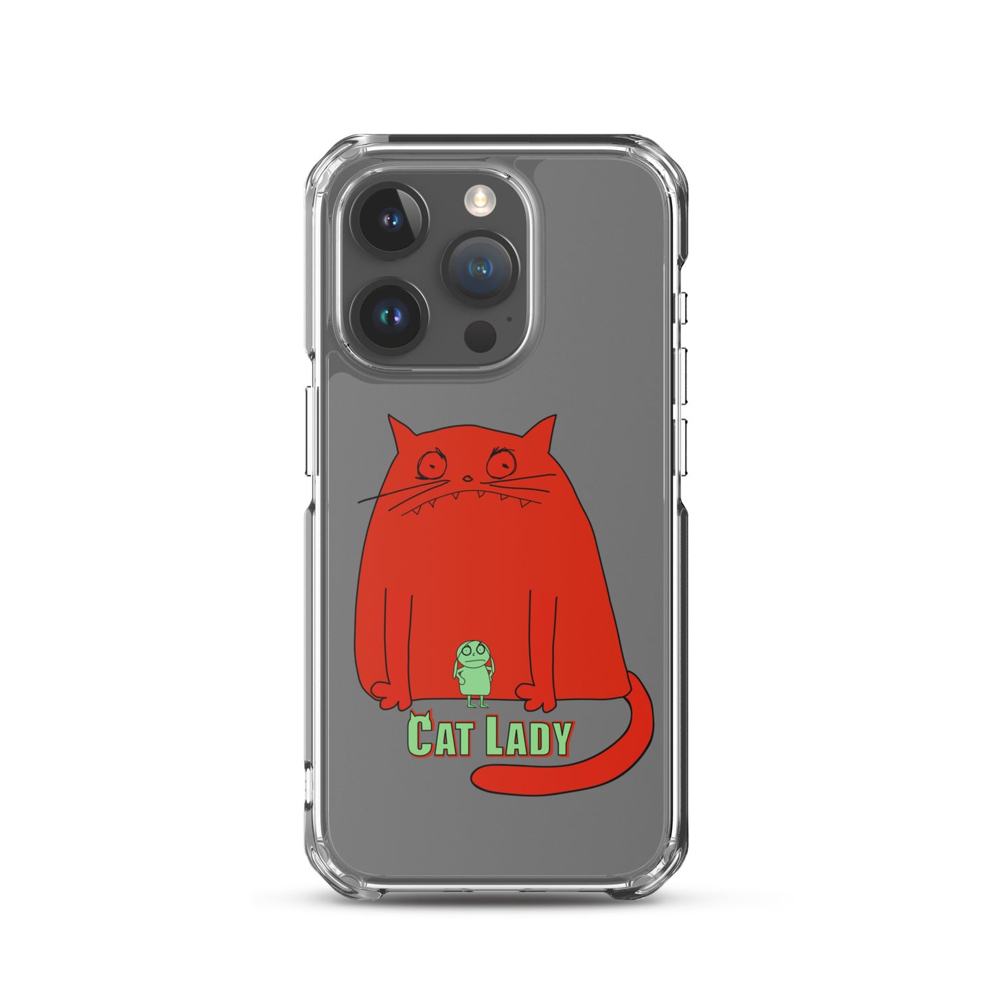 "Cat Lady" Clear iPhone® Case