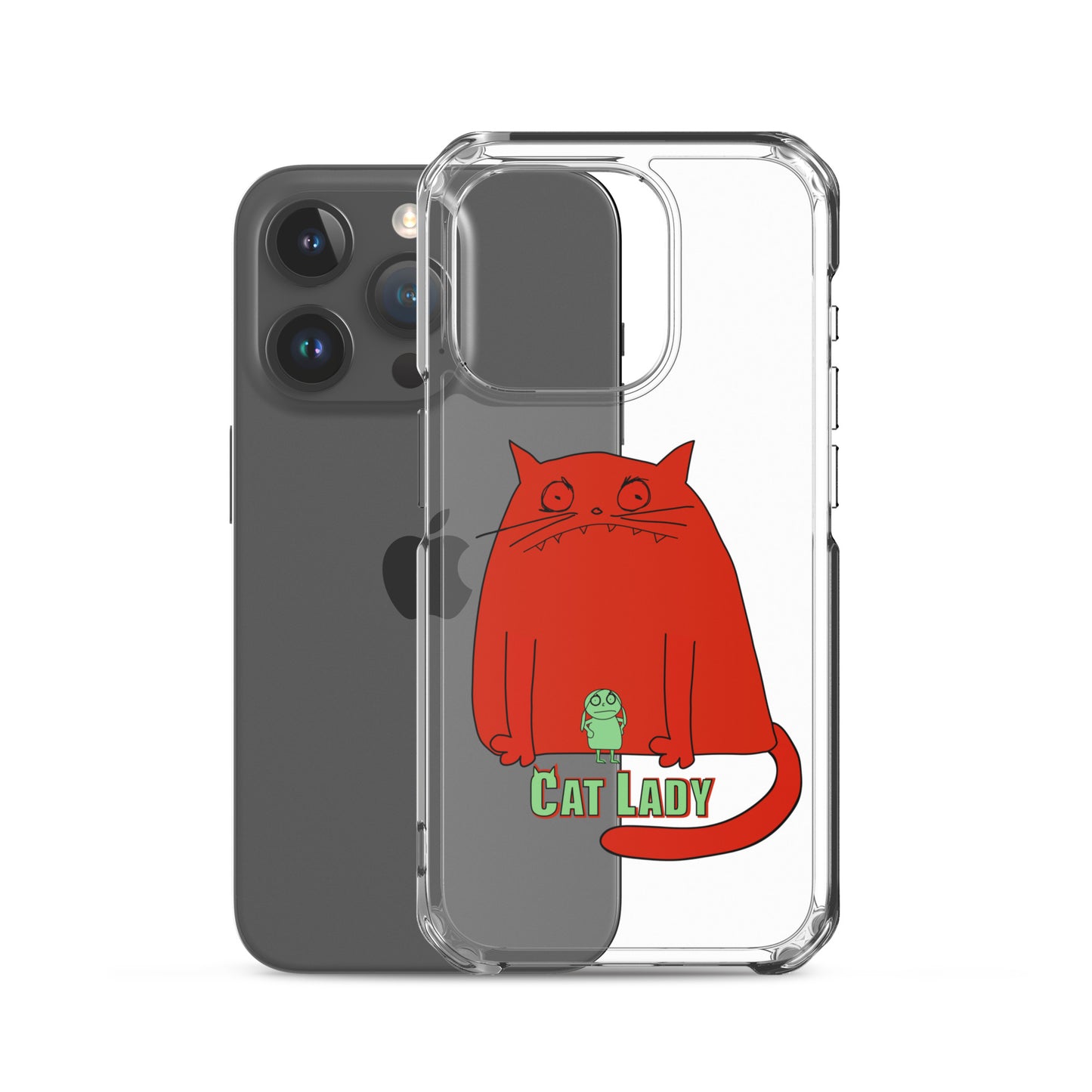 "Cat Lady" Clear iPhone® Case