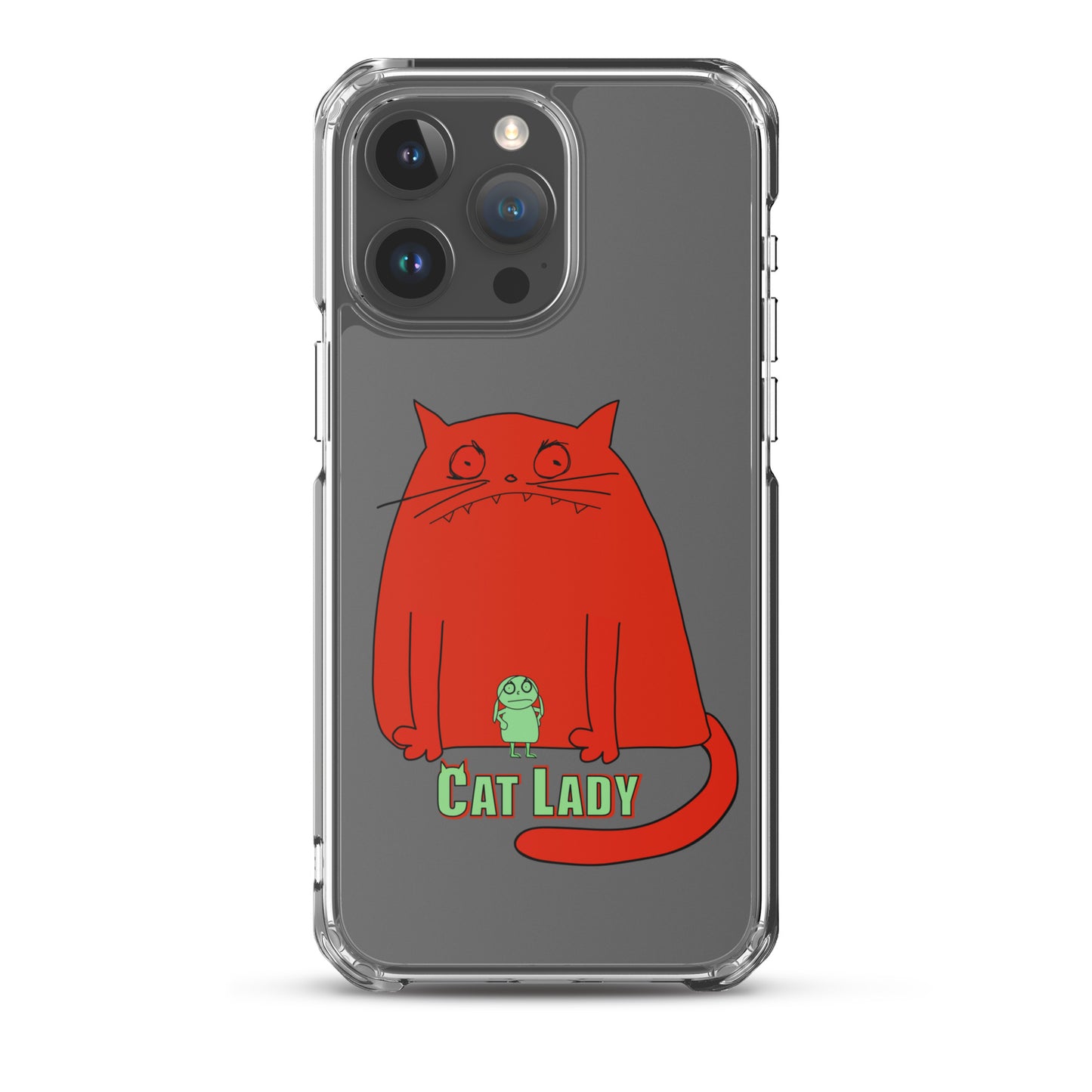 "Cat Lady" Clear iPhone® Case