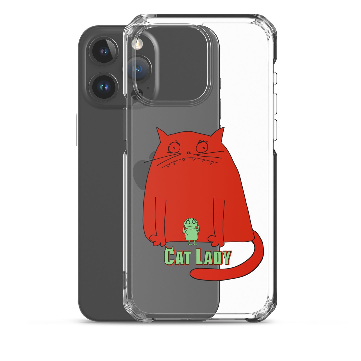 "Cat Lady" Clear iPhone® Case