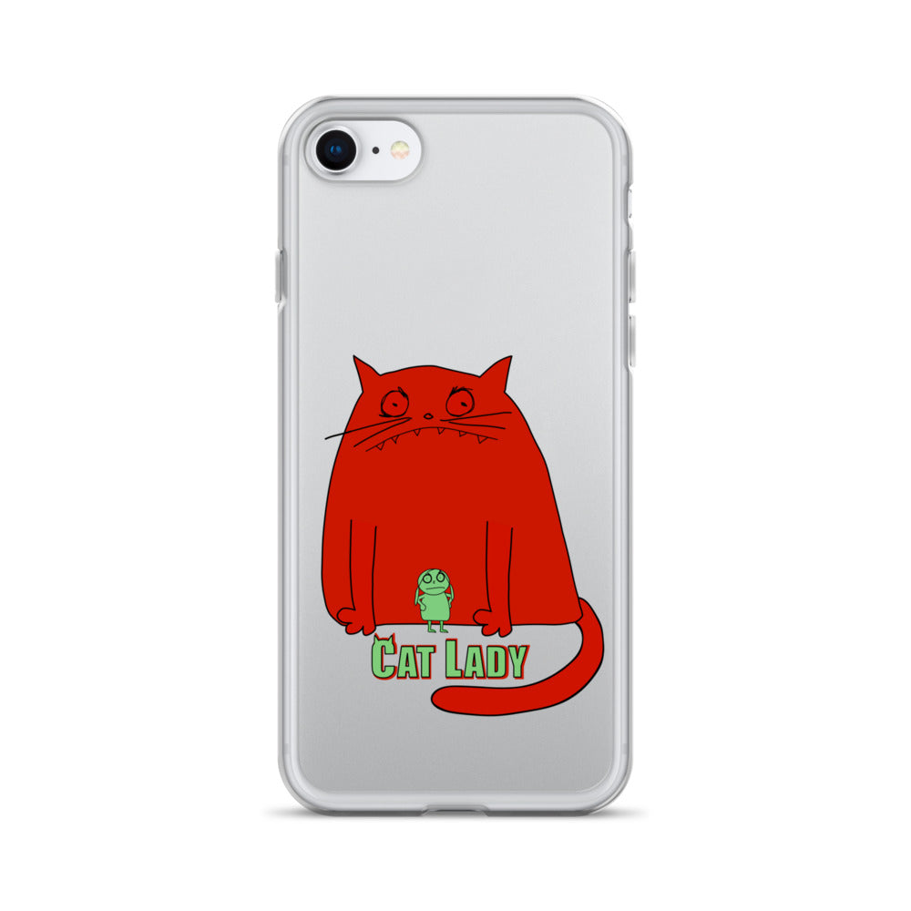 "Cat Lady" Clear iPhone® Case