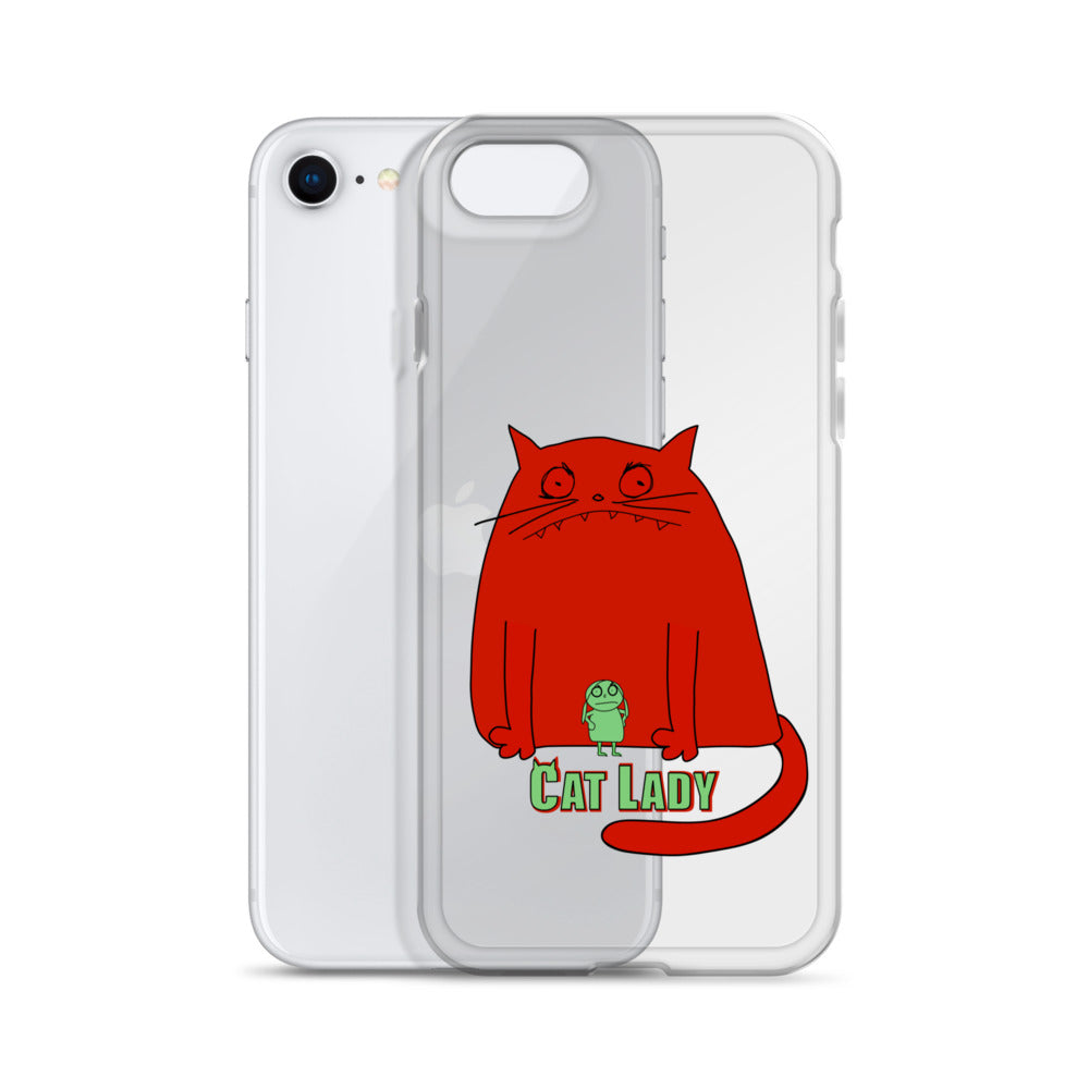 "Cat Lady" Clear iPhone® Case