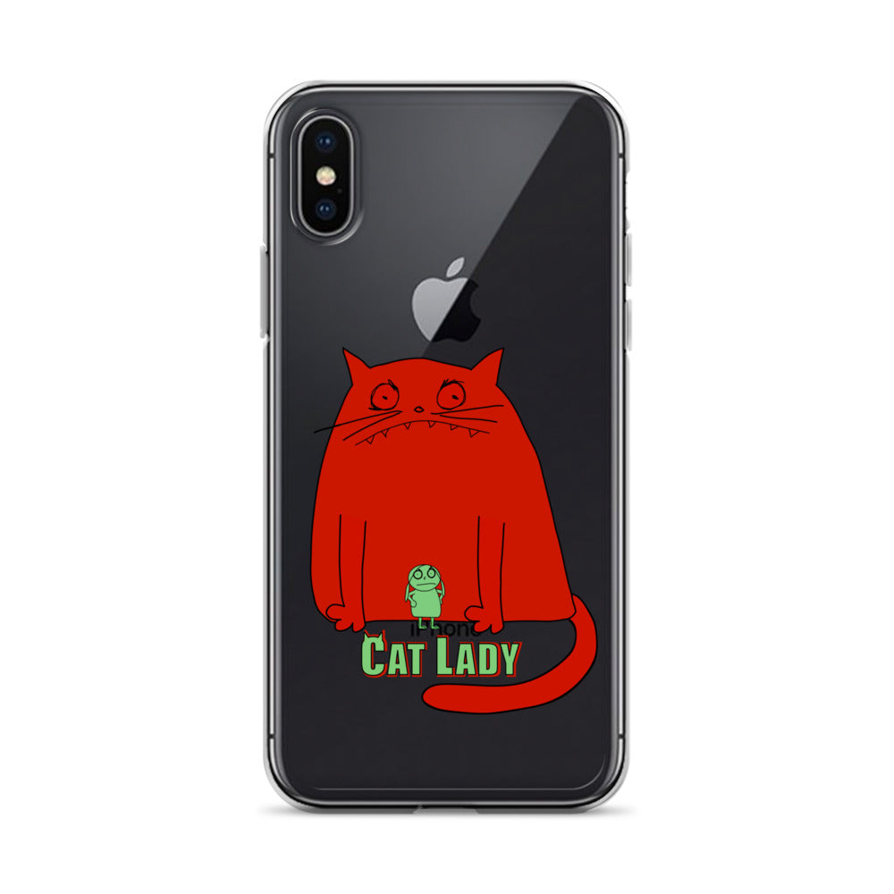 "Cat Lady" Clear iPhone® Case