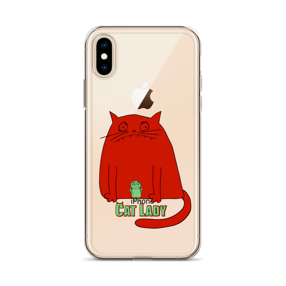 "Cat Lady" Clear iPhone® Case