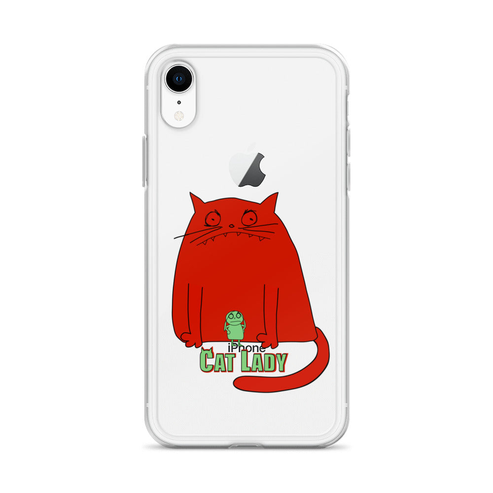 "Cat Lady" Clear iPhone® Case