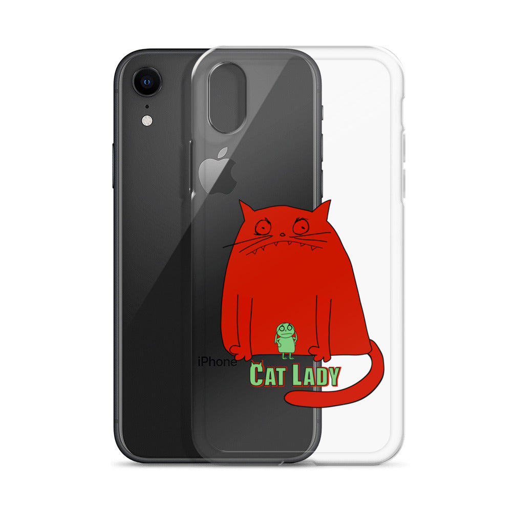 "Cat Lady" Clear iPhone® Case