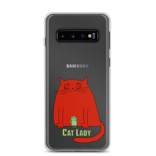 "Cat Lady" Clear Samsung® Case