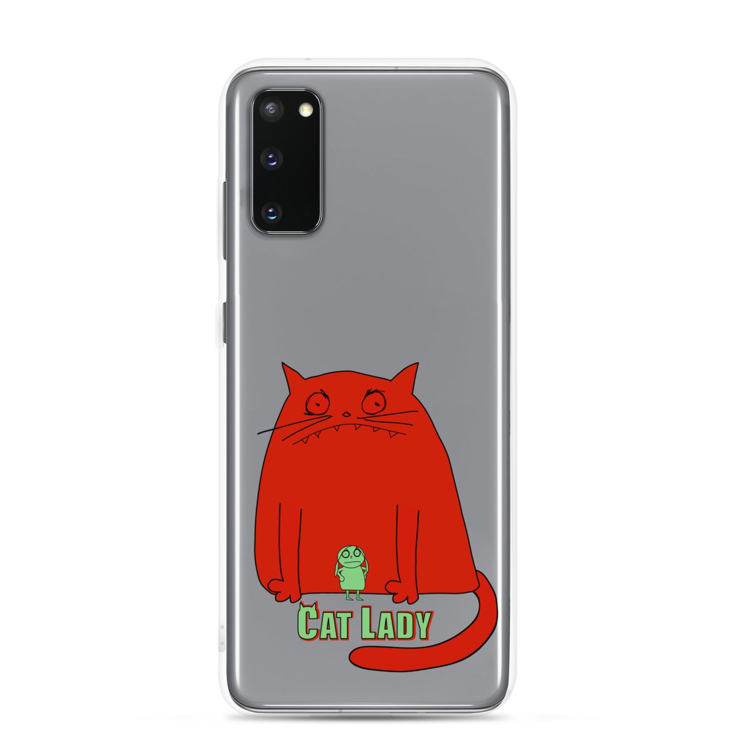 "Cat Lady" Clear Samsung® Case