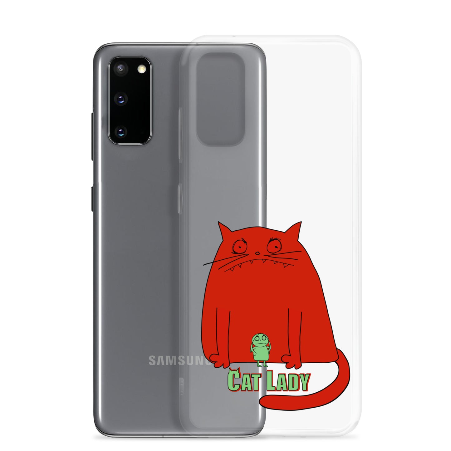 "Cat Lady" Clear Samsung® Case