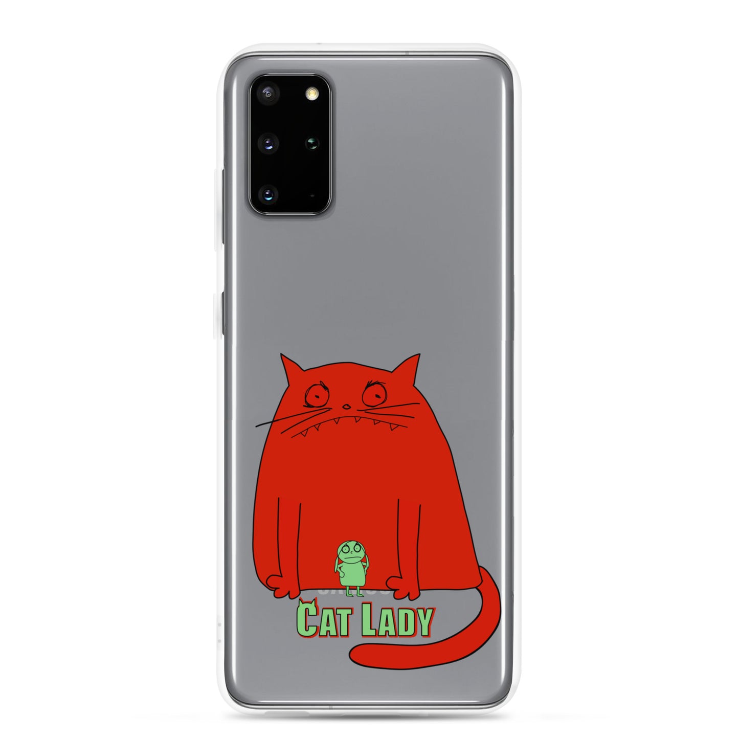 "Cat Lady" Clear Samsung® Case