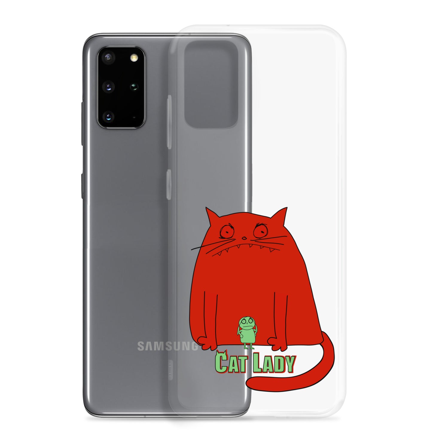 "Cat Lady" Clear Samsung® Case