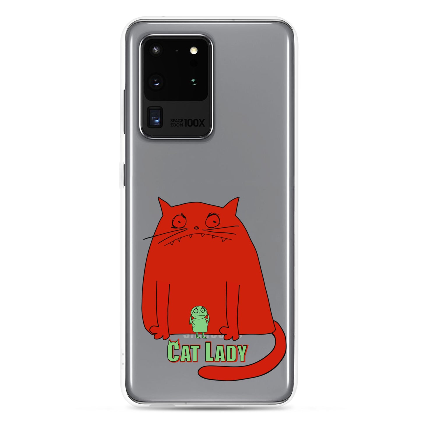 "Cat Lady" Clear Samsung® Case