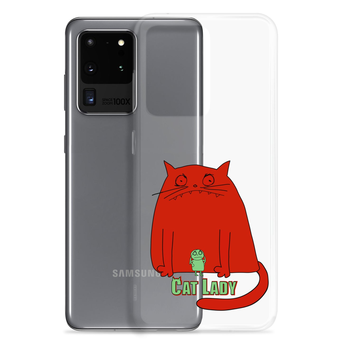 "Cat Lady" Clear Samsung® Case