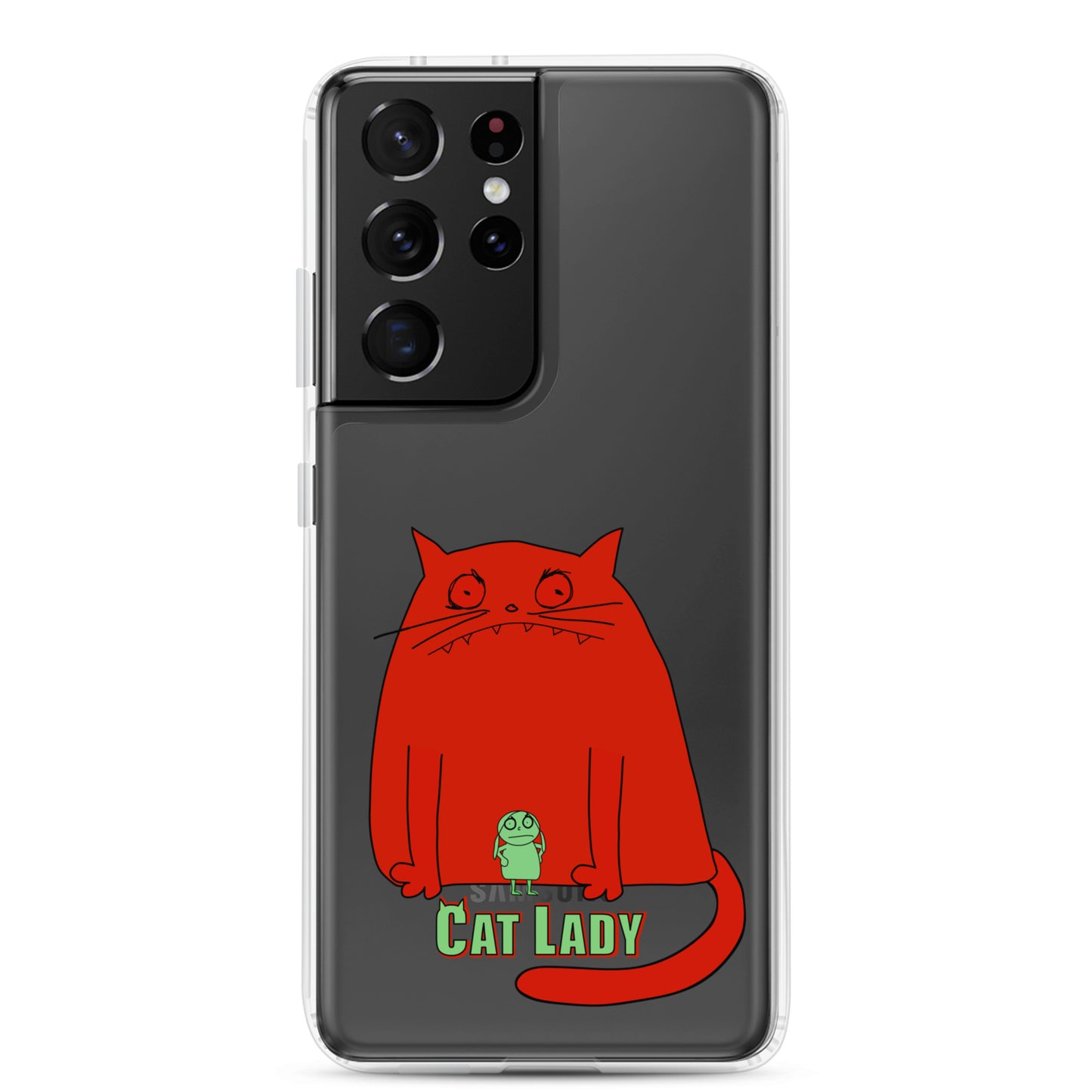 "Cat Lady" Clear Samsung® Case