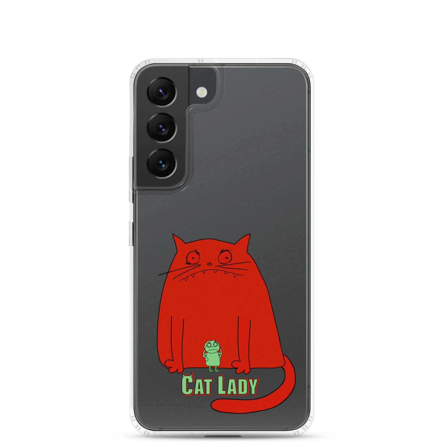 "Cat Lady" Clear Samsung® Case