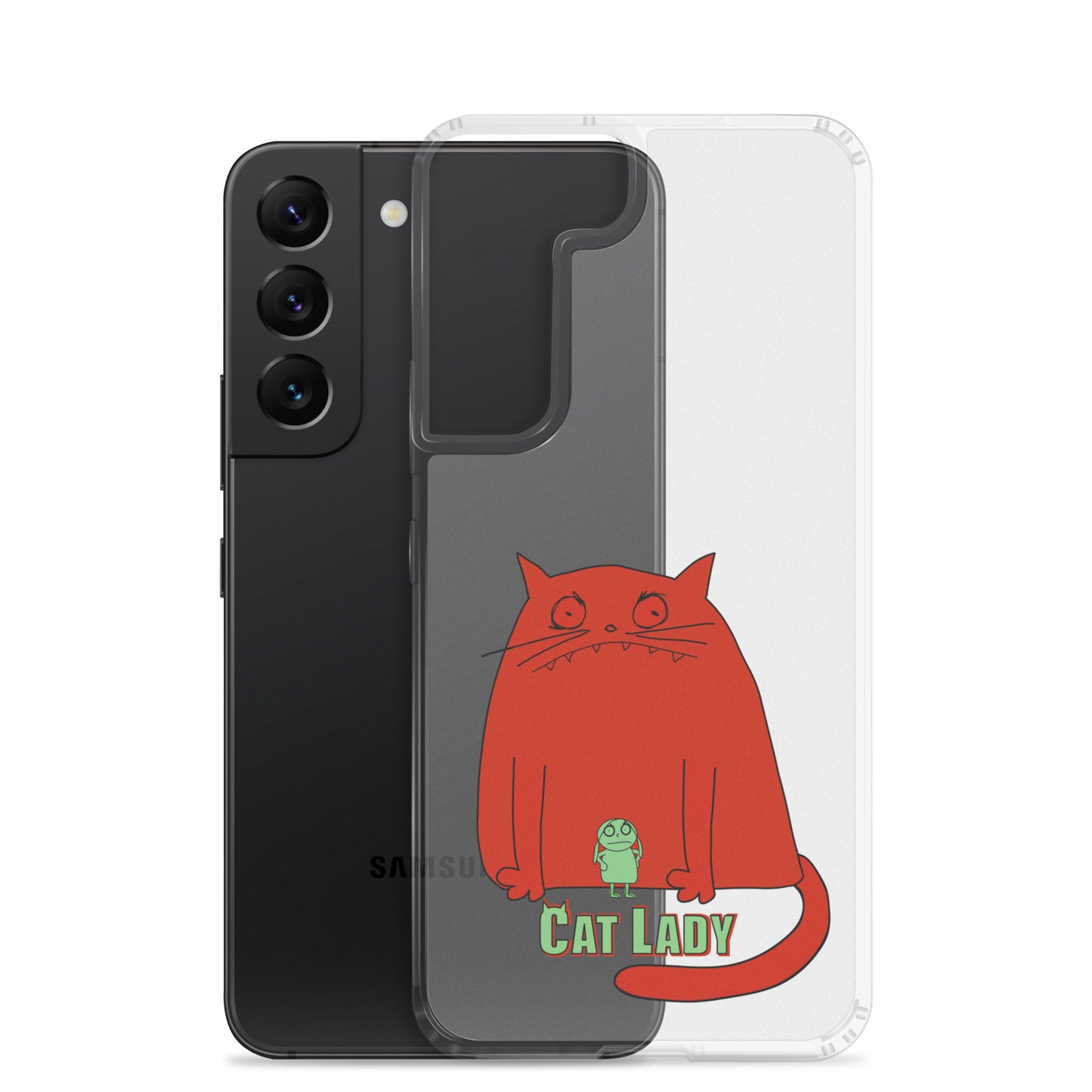 "Cat Lady" Clear Samsung® Case