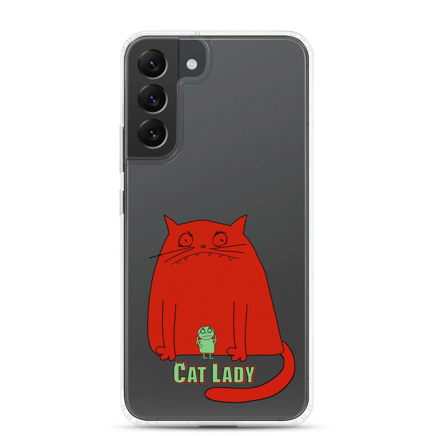 "Cat Lady" Clear Samsung® Case