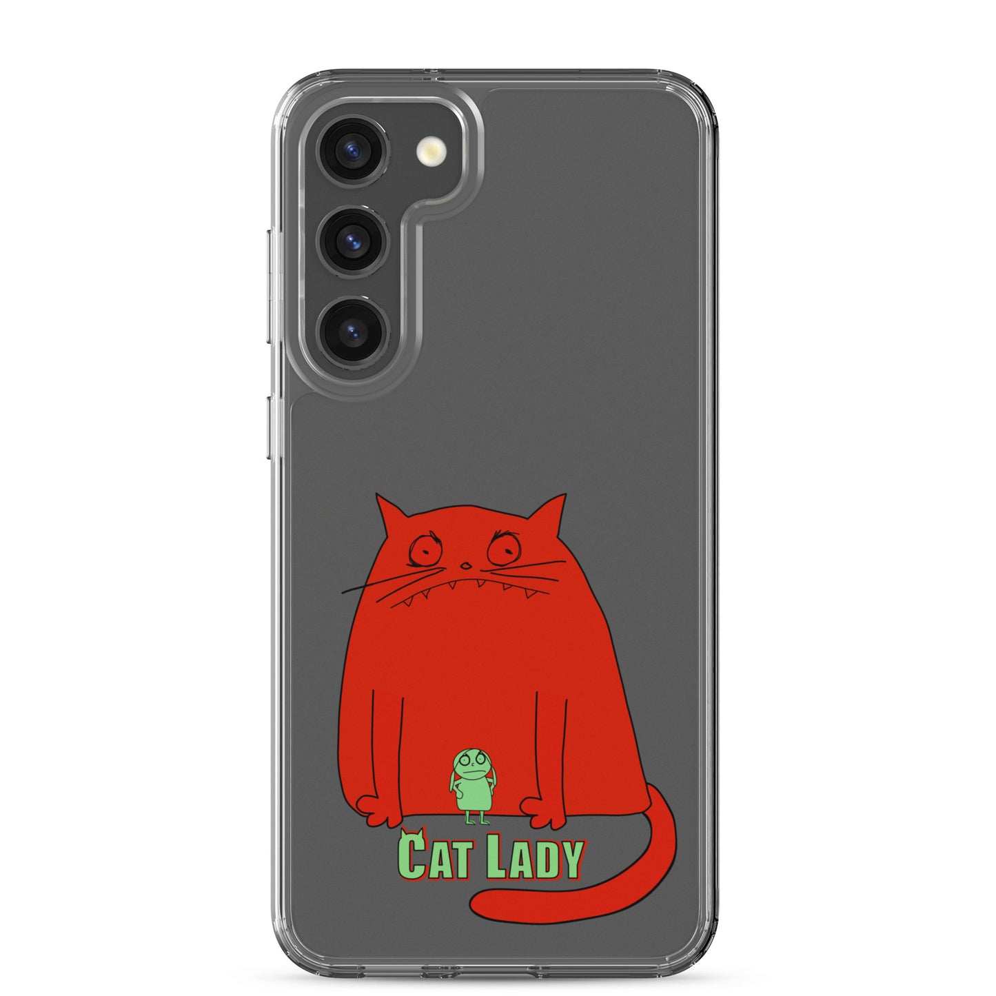 "Cat Lady" Clear Samsung® Case