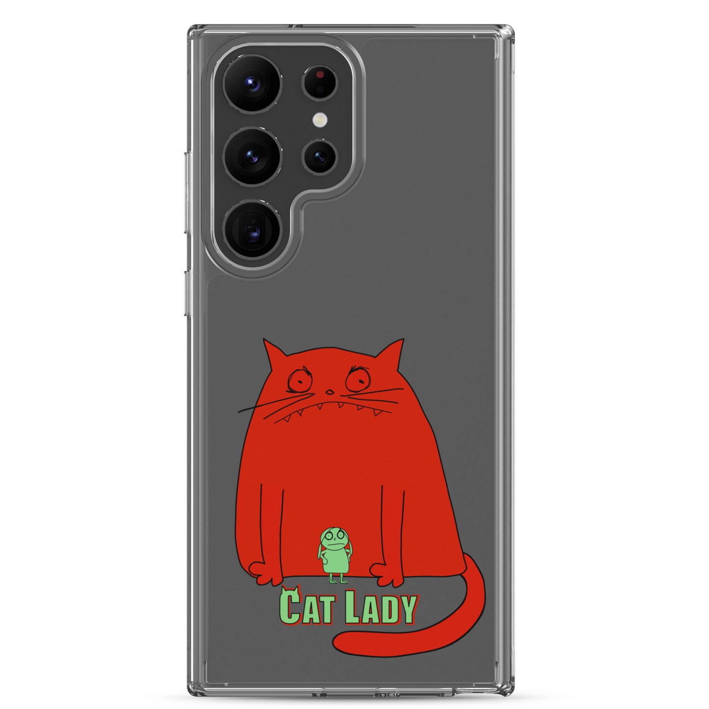 "Cat Lady" Clear Samsung® Case