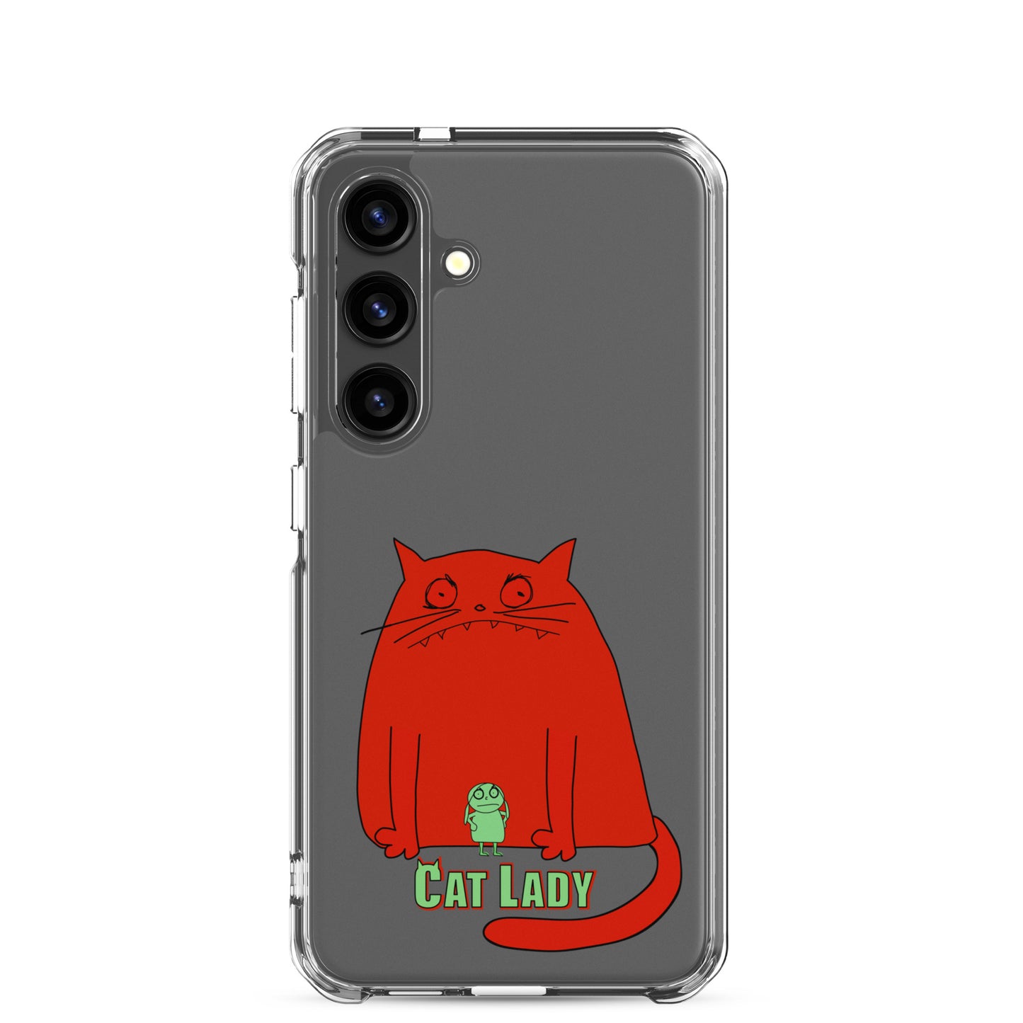 "Cat Lady" Clear Samsung® Case